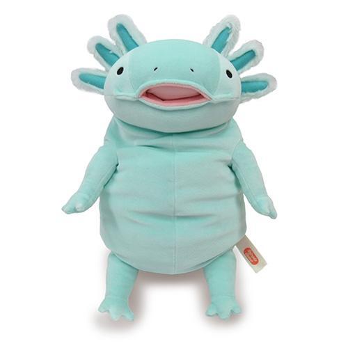 Blue axolotl plush toy