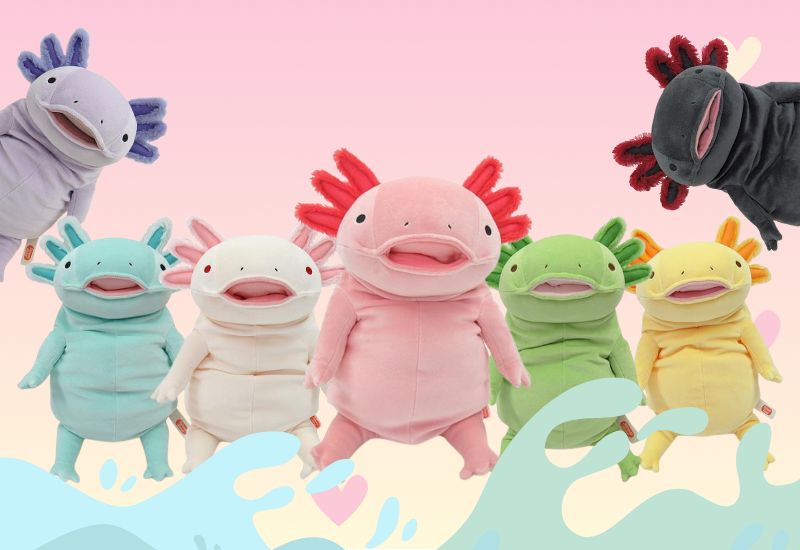 Cute axolotl plush toys