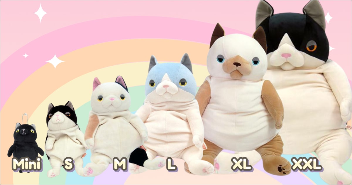 Cat plushies Sizes, Giant Cat Plush